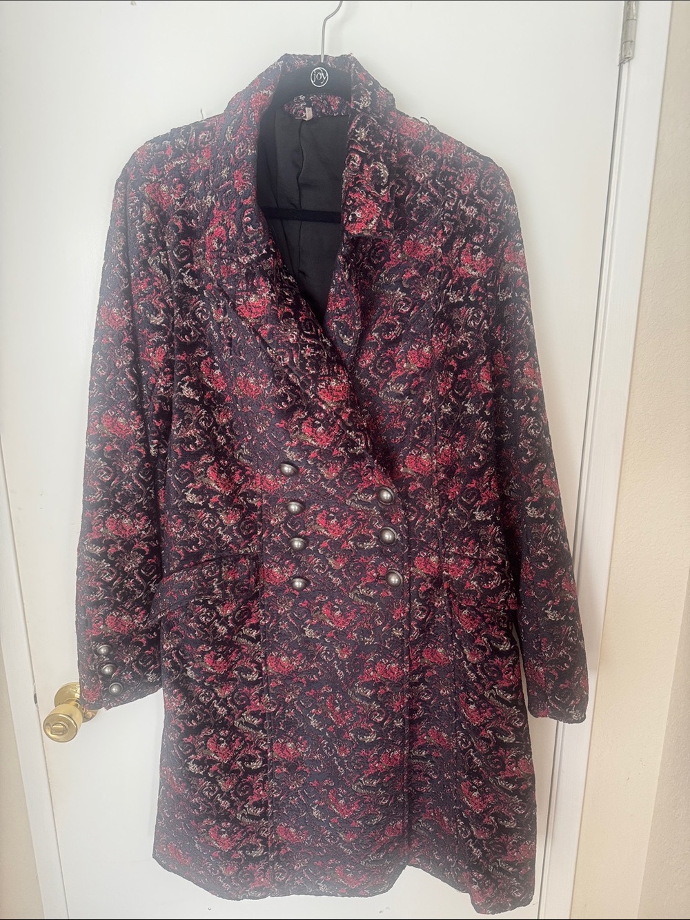 Free People Fox Trot Equestrian Coat Jacket size Large